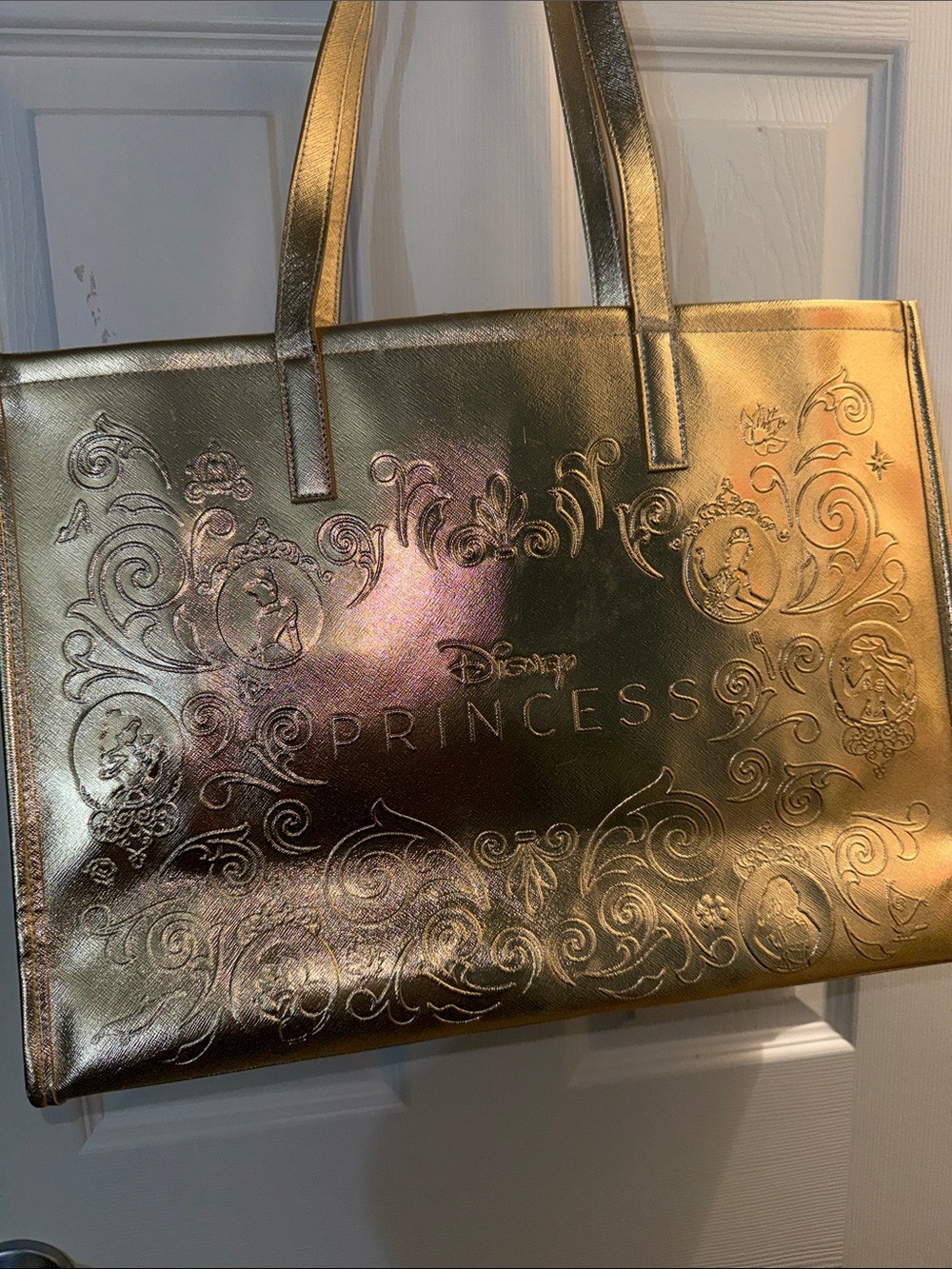 Disney Gold Metallic Princess Tote